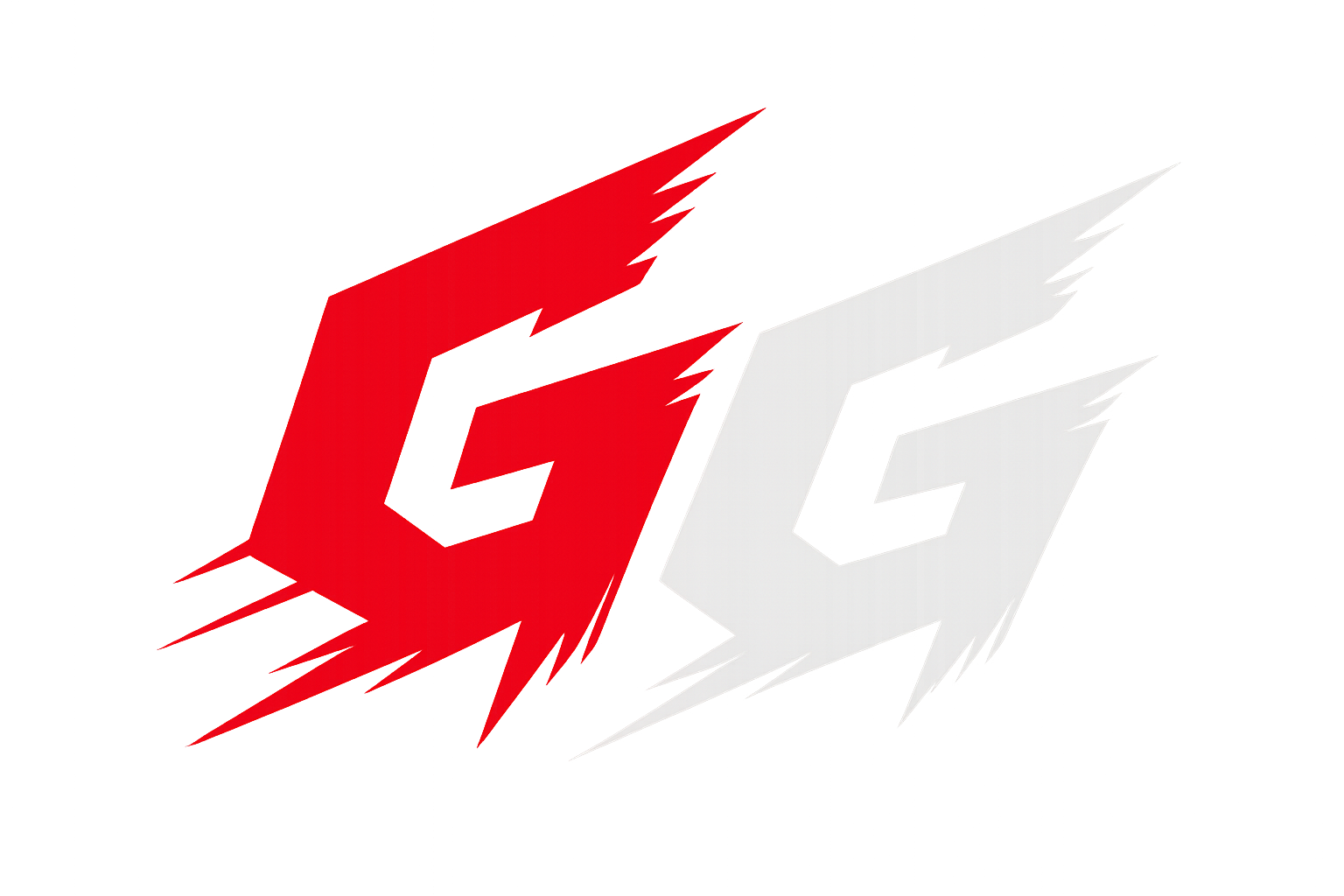 Logo oficial GG em vermelho e branco